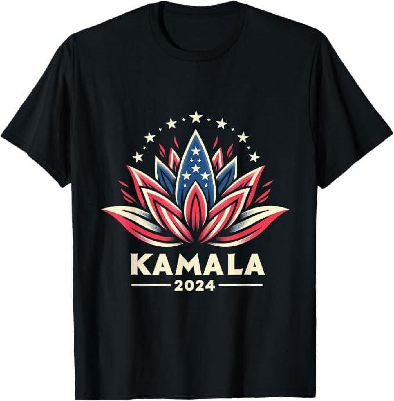 Kamala Harris 2024 Presidential Campaign American Lotus Unisex TShirt