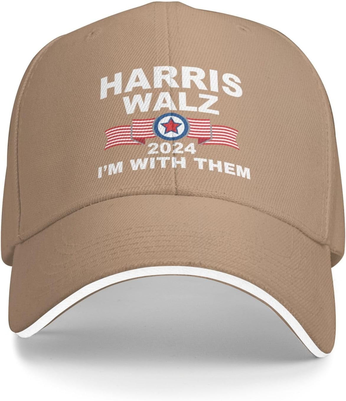 Kamala Harris 2024 Tim Walz Waltz Iu2019m with Them Hat Men Dad Hats ...