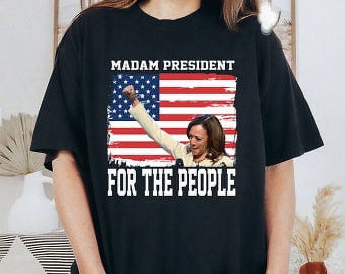 Kamala Harris 2024 Tshirt, Madam President For The People Shirt, Kamala