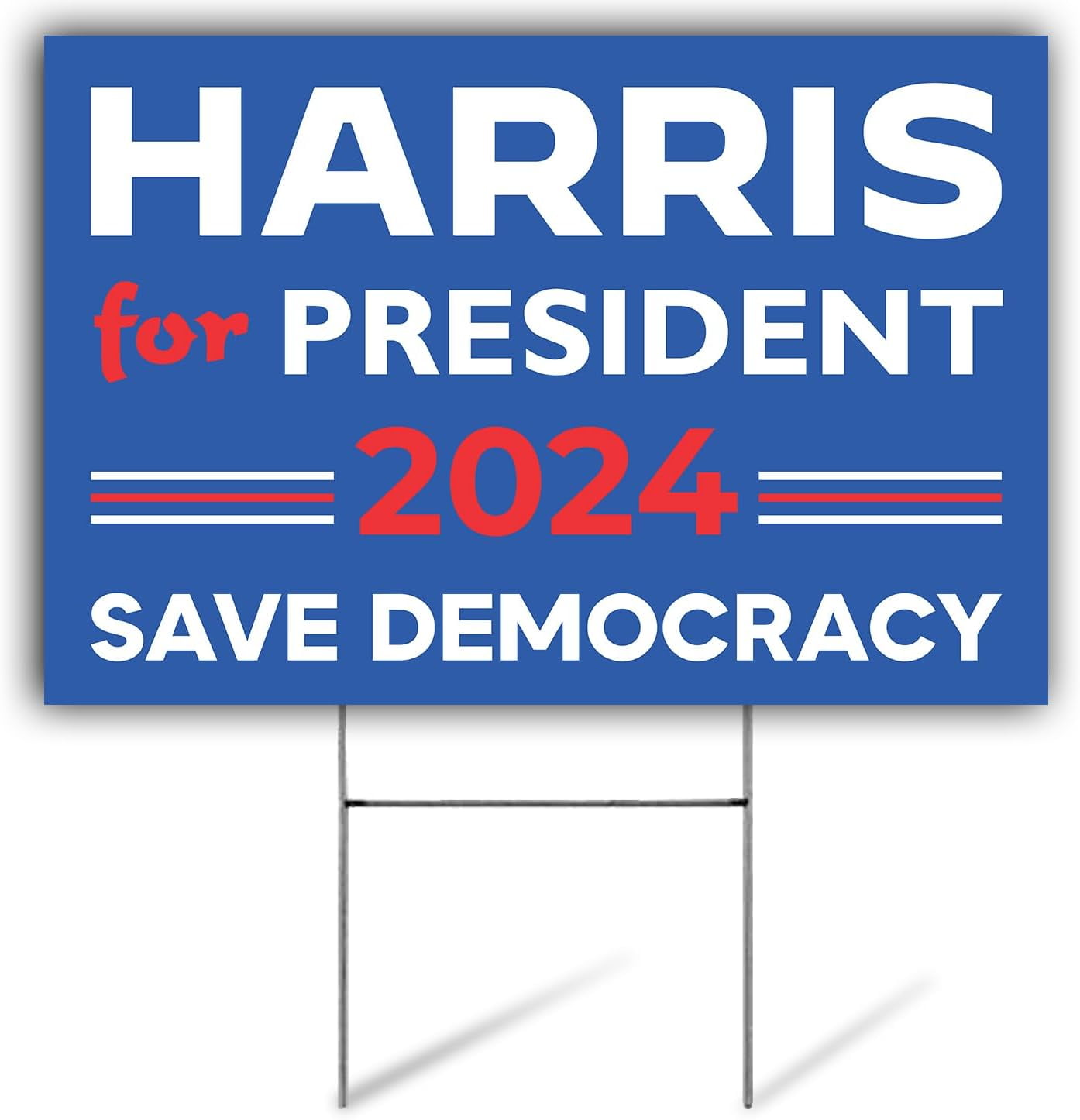 Kamala Harris 2025 Yard Sign Harris For President Lawn Sign Harris