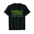 Kamala Harris 2024 for President 11/5/24 Lime Green Text TShirt