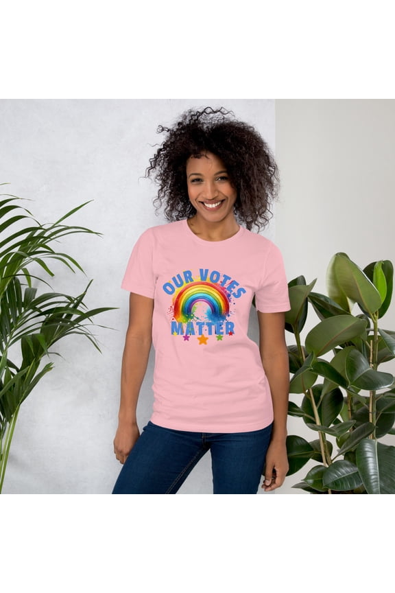 Kamala Harris 2024 for President Campaign Unisex t-shirt with Inspiring Quote, Political Tee, (Pink, XL)