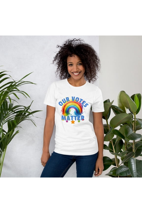 Kamala Harris 2024 for President Campaign Unisex t-shirt with Inspiring Quote, Political Tee, (White, L)