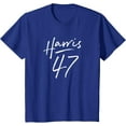 Kamala Harris 47 Feminine Script for Women Girls Harris 2024 TShirt