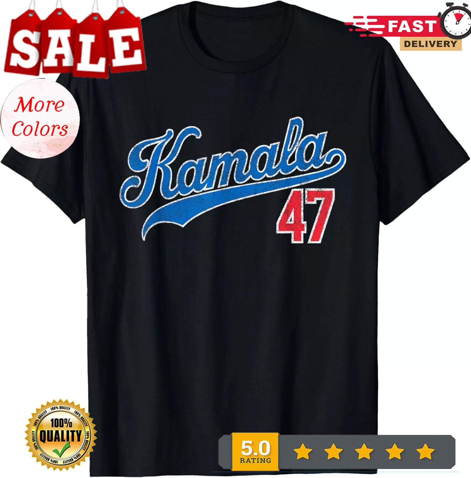 Kamala Harris 47th President USA America 2024 Election TShirt