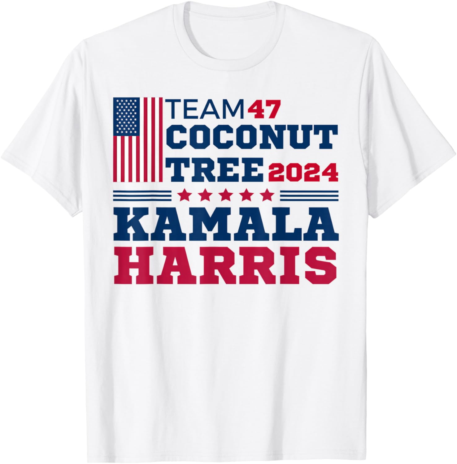 Kamala Harris Coconut Tree 2024 Democrat For President TShirt