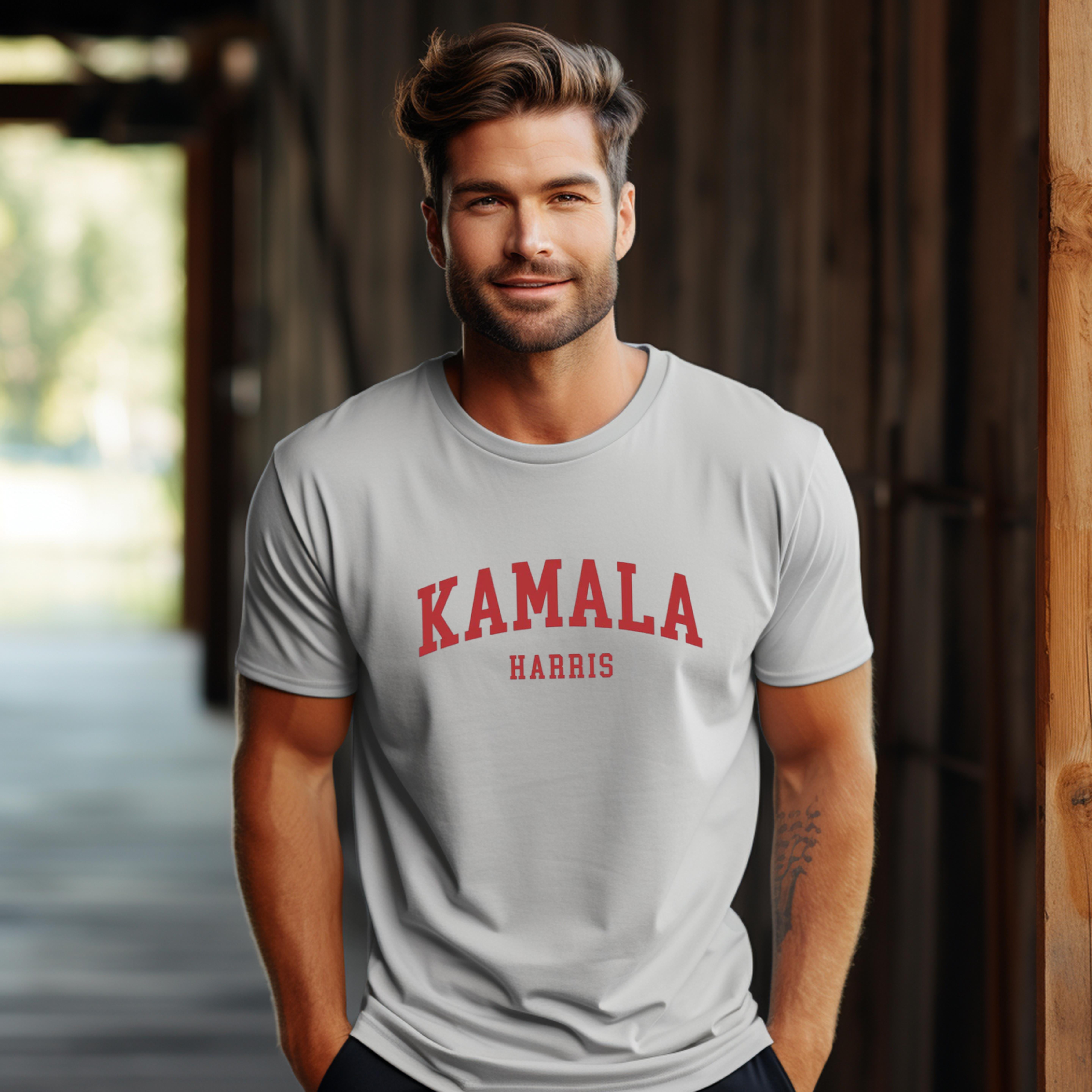 Kamala Harris College Tshirt Tee Top USA Election 2024 Vote For Biden