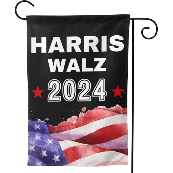 Kamala Harris Garden Flag President Tim Waltz Vp Flag Kamala Harris Garden Flag President Tim Waltz Vp Garden Flag Funny Garden Flag 12x18 Double Sided Garden Flag
