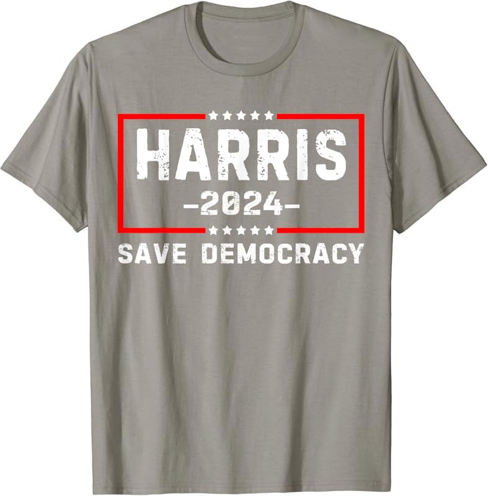 Kamala Harris Harris 2024 US Flag Democratic President TShirt
