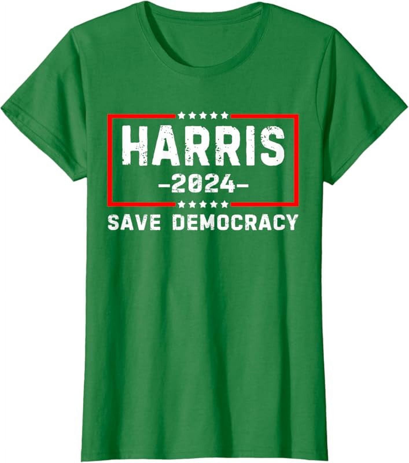 Kamala Harris Harris 2024 US Flag Democratic President TShirt