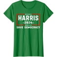 Kamala Harris Harris 2024 US Flag Democratic President TShirt