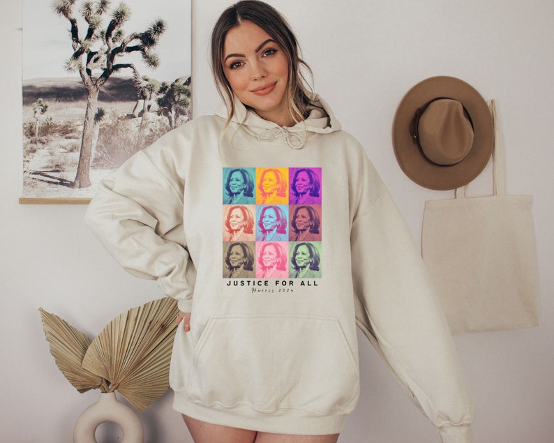 Kamala Harris Hoodie Kamala 2024 Hoodie Madam President Herstory Kamala