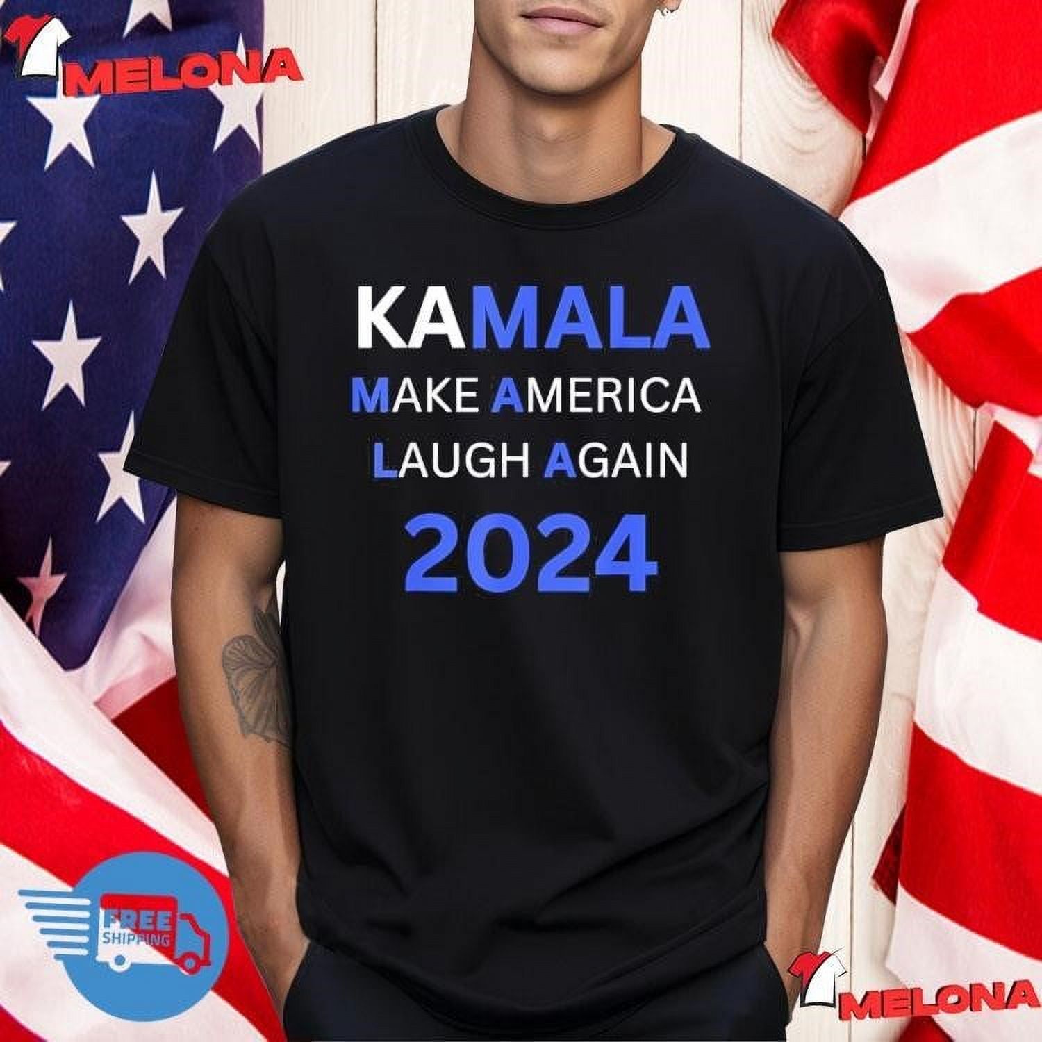 Kamala Harris Make America Laugh Again 2024 Tshirt