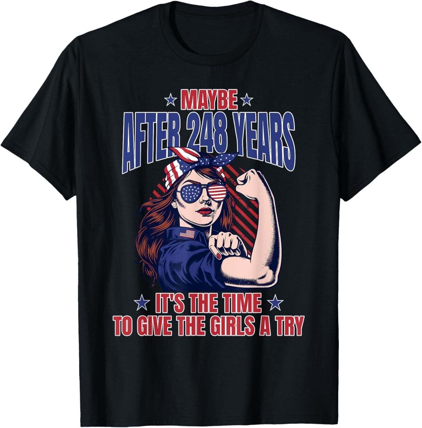 Kamala Harris President 2024 Strong American Woman Equality TShirt