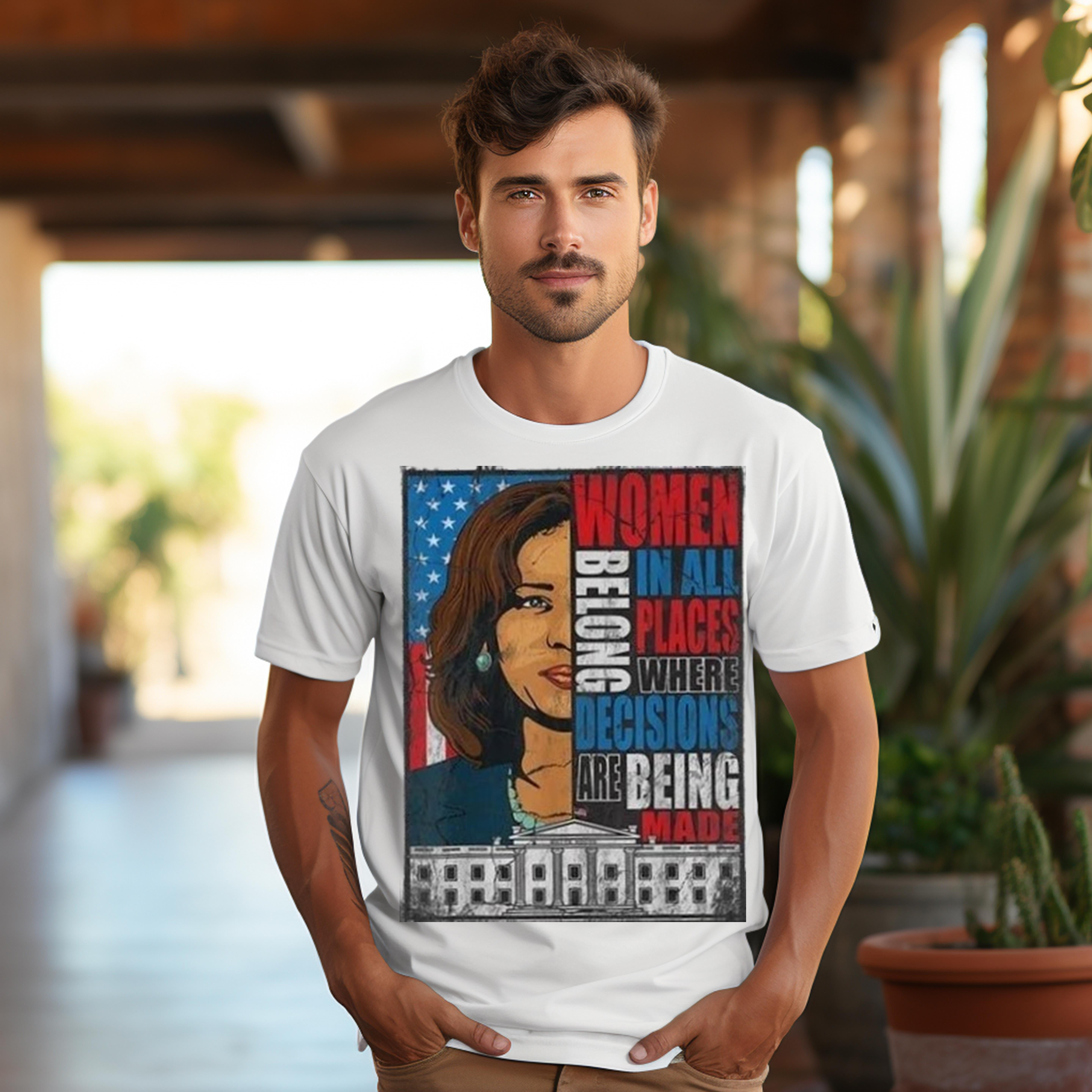 Kamala Harris President 2024 Unisex TShirt, Equal Rights, Election