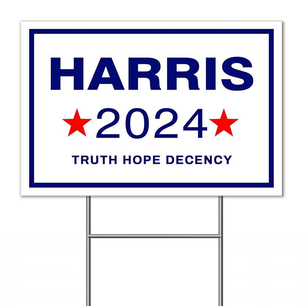 Kamala Harris President Campaign 2024 Yard Outdoor Lawn Garden Sign
