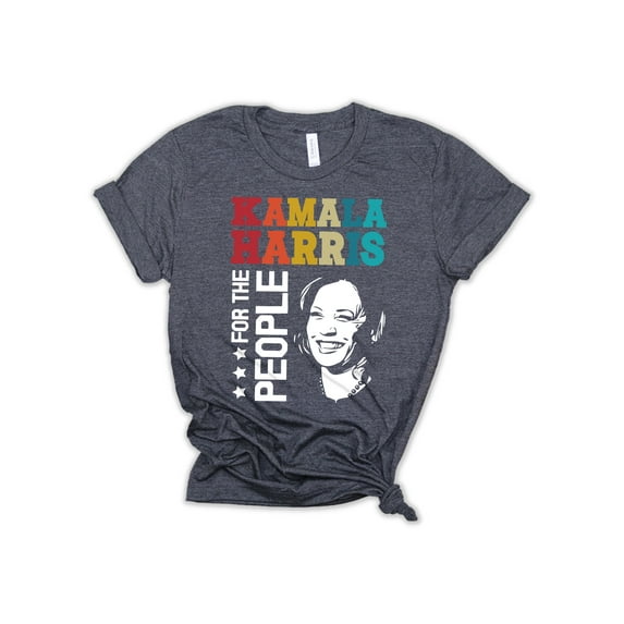 "For The People" Shirt for Women & Men - 2024 Election Theme Graphic Tee - Comfortable USA-Made T-Shirt