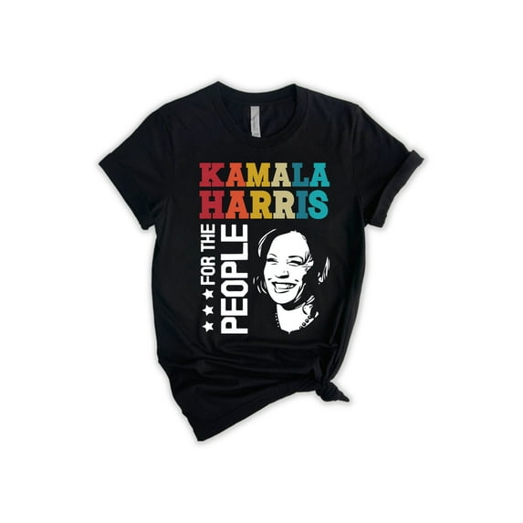"For The People" Shirt for Women & Men - 2024 Election Theme Graphic Tee - Comfortable USA-Made T-Shirt