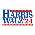 Kamala Harris Stickers 2024 Sticker, 8 Inches X 4 Inches Big Letters
