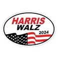 Kamala Harris Stickers 2024 Sticker, 8 Inches X 4 Inches Big Letters