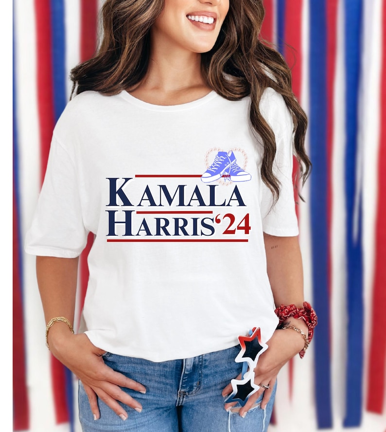Kamala Harris T Shirt Madam President, Harris 2024, Kamala For The
