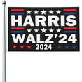 Kamala Harris Tim Waltz 2024 Flag Harris Walz 2024 Flag Double Sided