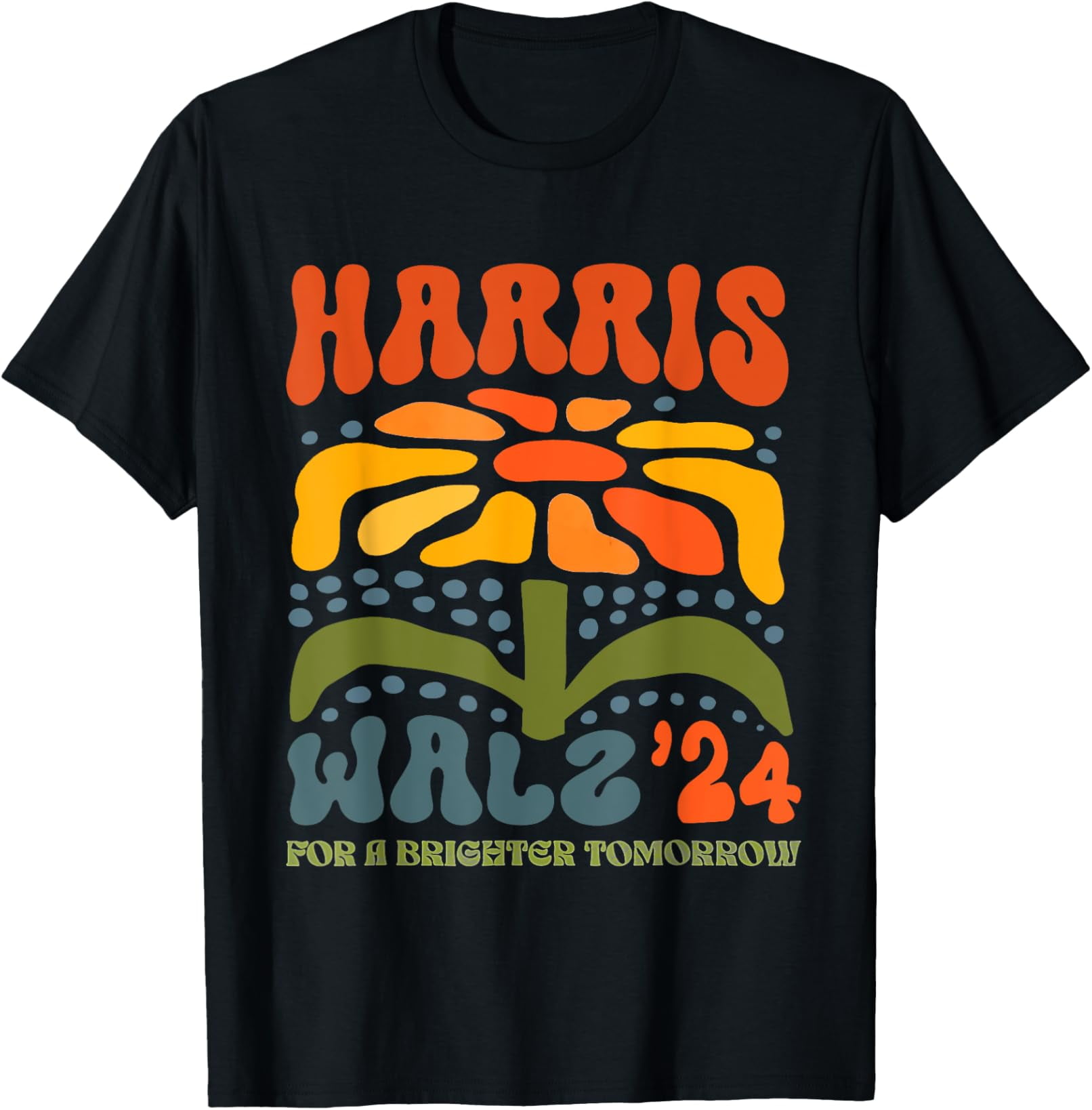 Kamala Harris Tim Walz 2024 Peace LGBT Harris Walz Waltz TShirt