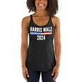Kamala Harris Tim Walz Waltz Women's Racerback Tank, Harris Walz 2024