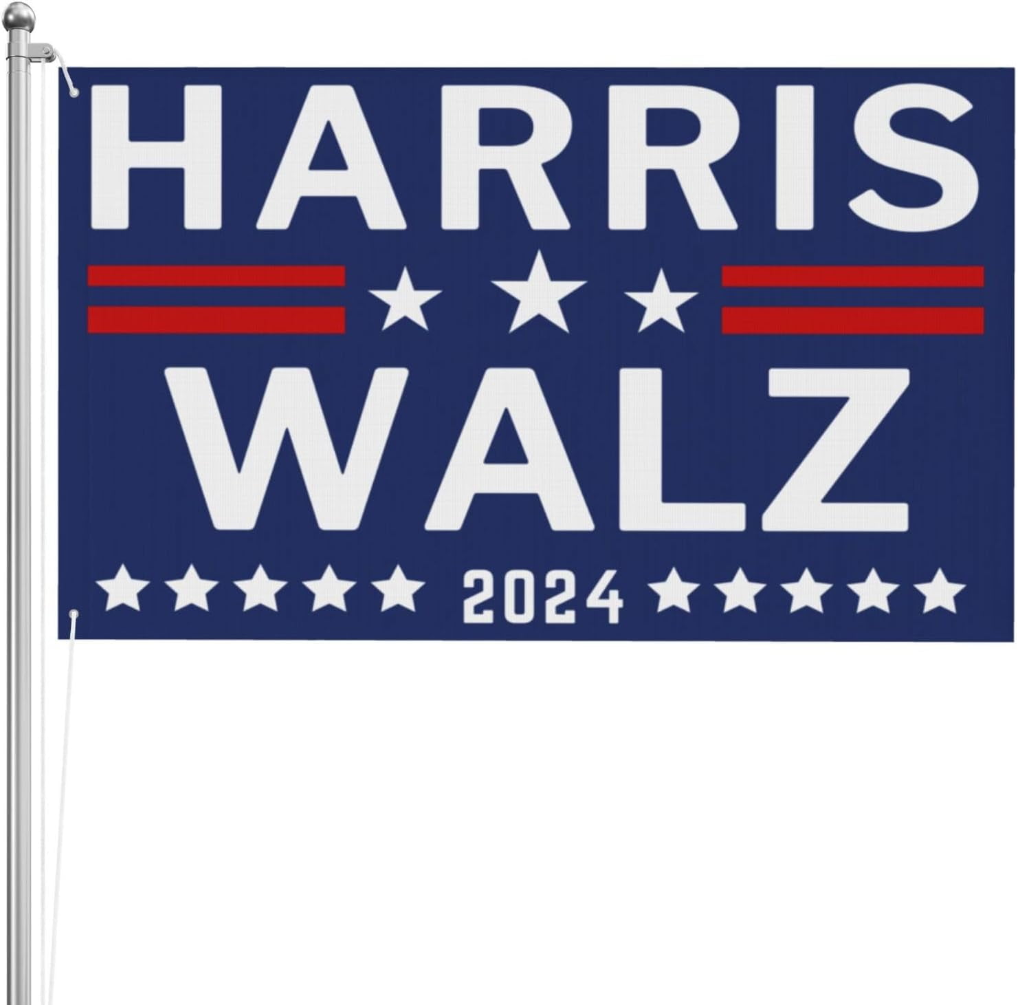Kamala HarrisWaltz 2024 Flag 3x5 Ft Kamala Harris For President Double