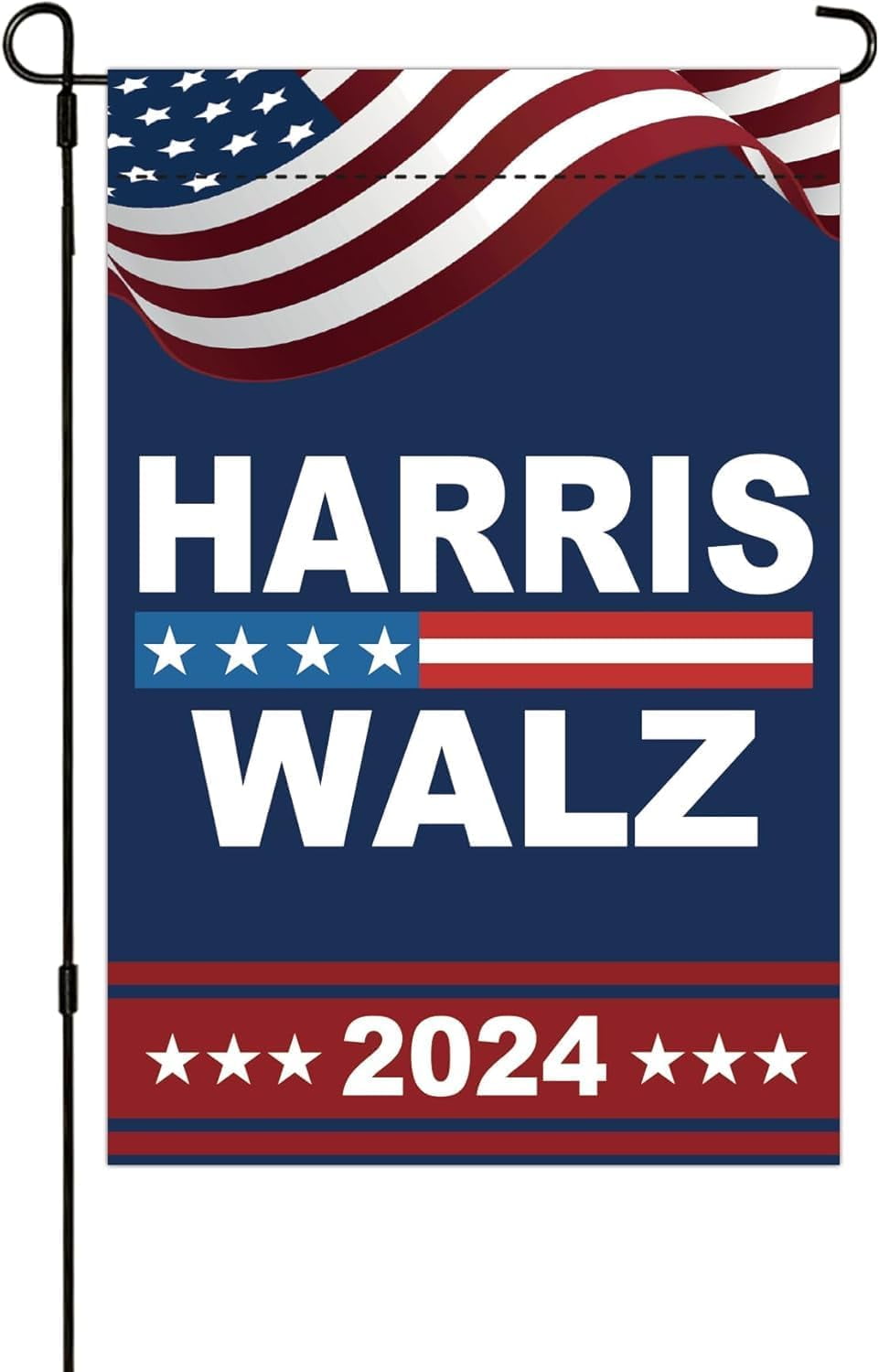 Kamala Harris Waltz 2024 Flag Kamala Harris Walz 2024 Garden Flag