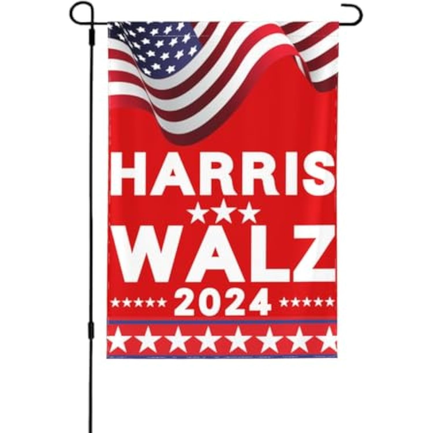 Kamala Harris Waltz 2024 Garden Flag Outdoor Double Sided Kamala Harris