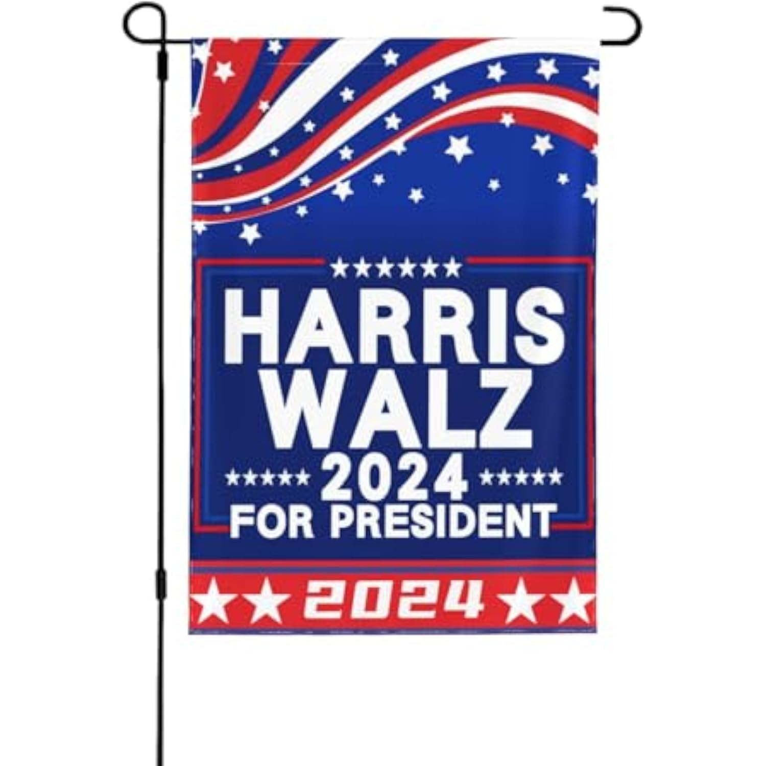 Kamala Harris Waltz 2024 Garden Flag Outdoor Double Sided Kamala Harris