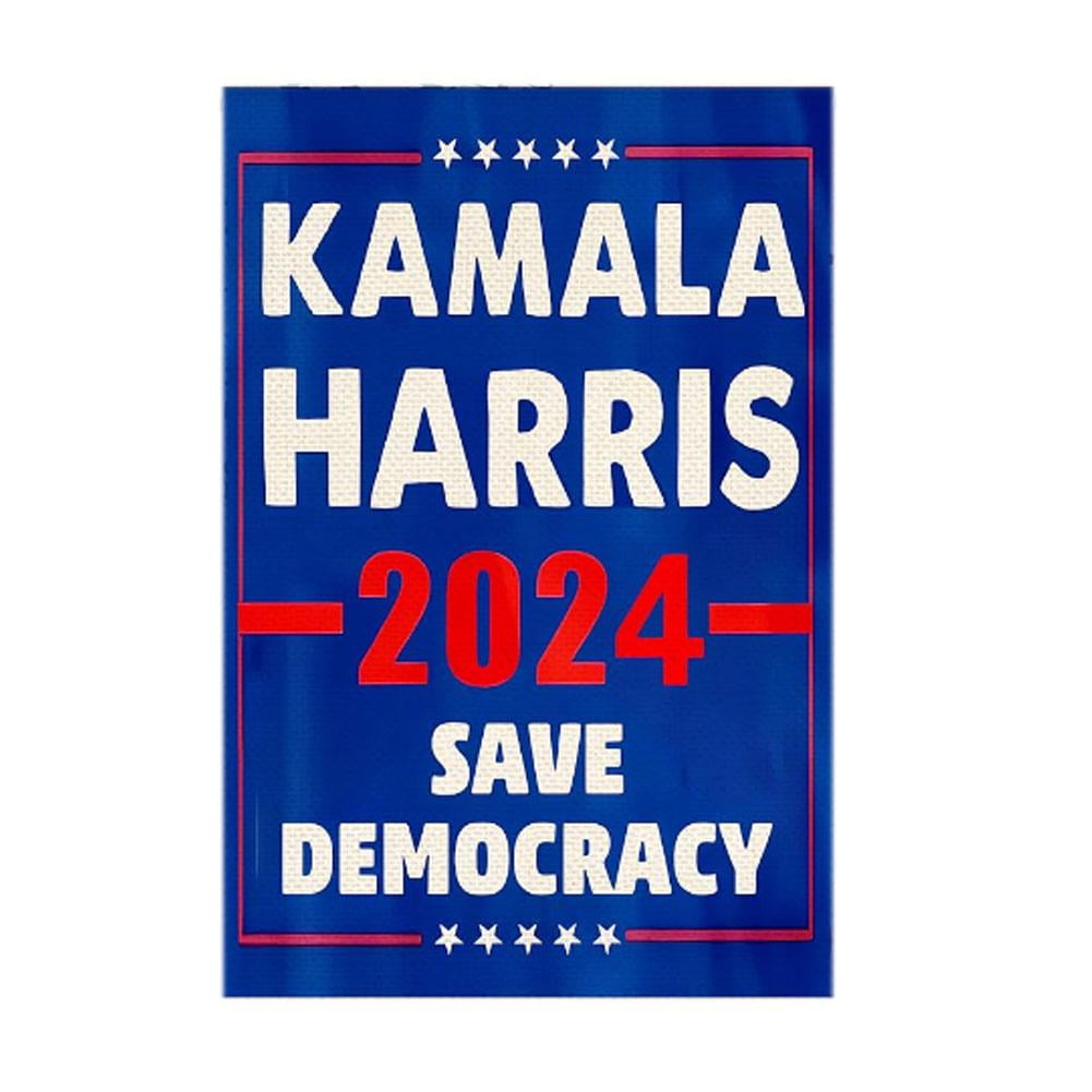 Kamala Harris Waltz 2024 Garden Flag Outdoor Double Yard Sign Flag