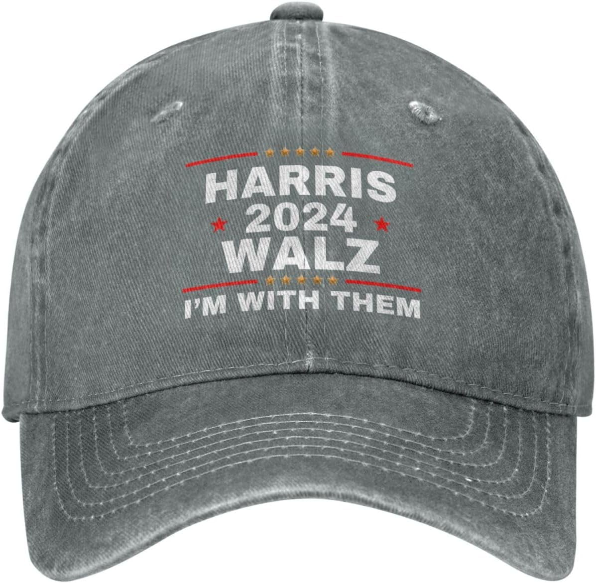 Kamala Harris Waltz 2024 Harris Walz 2024 I’m with Them Hat for Men