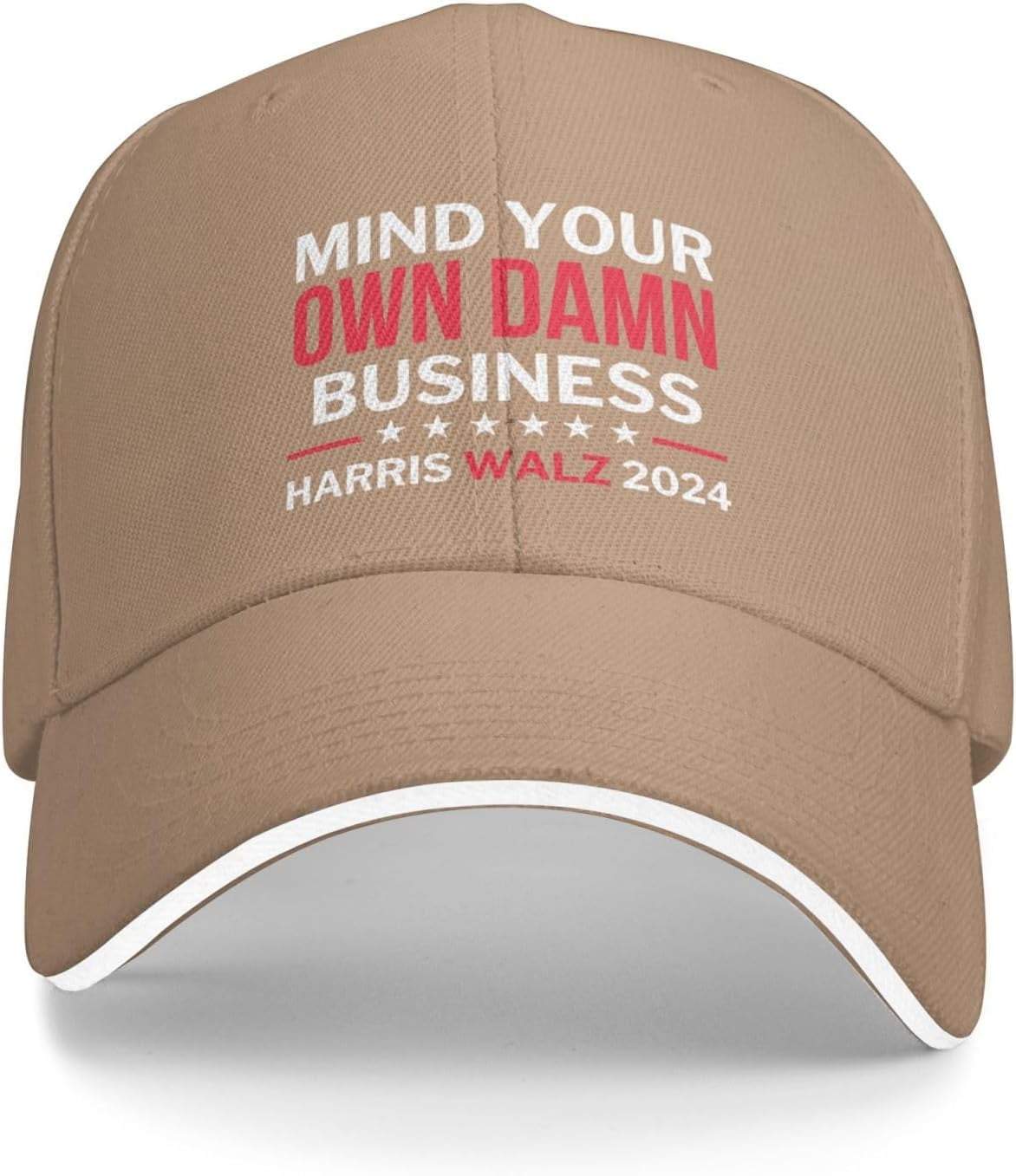 Kamala Harris Waltz 2024 Hat Minds Your Own DamnBusiness Baseball Cap