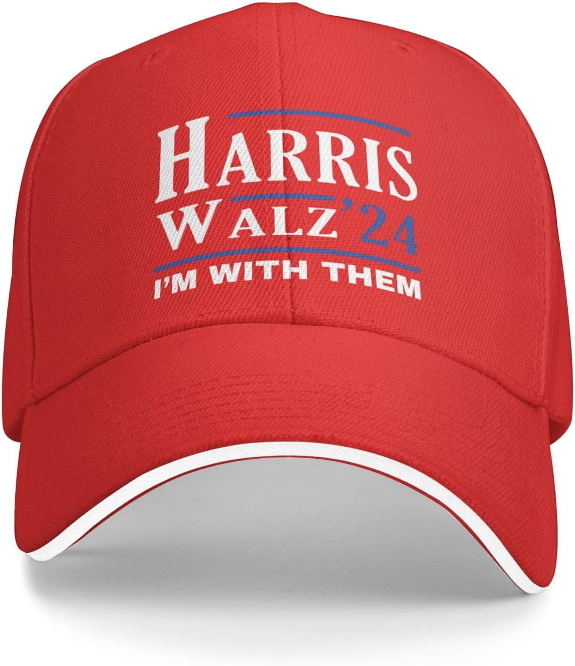 Kamala Harris Waltz 2024 Iu2019m with Them Harris Walz 2024 Hat for Men