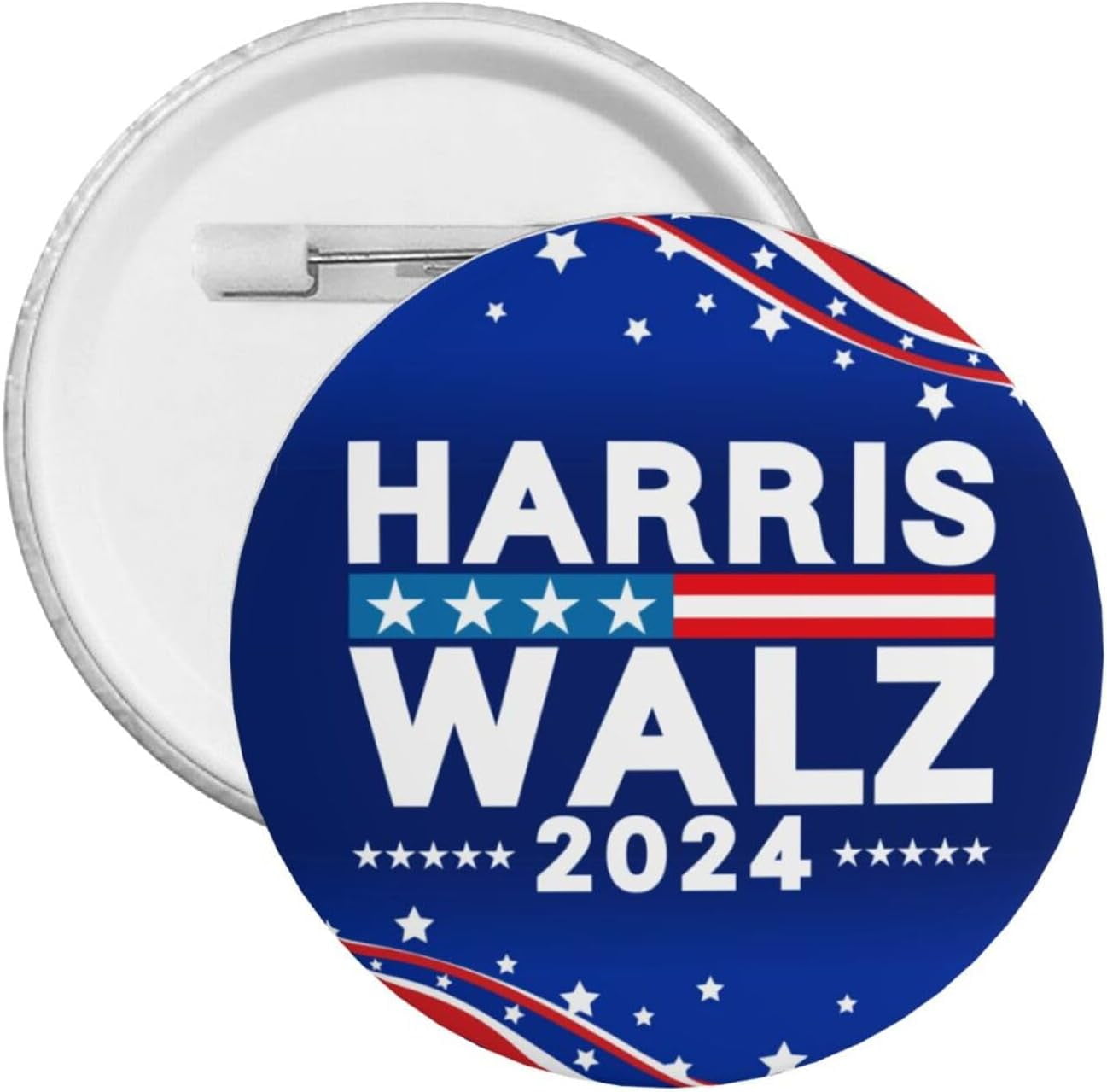 KamalaHarrisWaltz Button Pins KamalaHarris Tim Waltz 2024 President