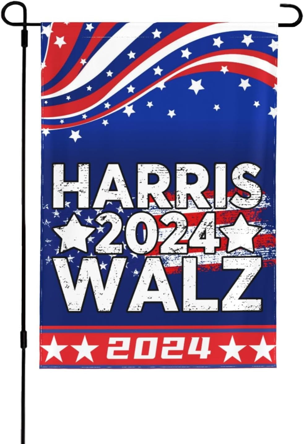 Kamala Harris Waltz Garden Flag 12.5"X18" Double Sided Harris Waltz