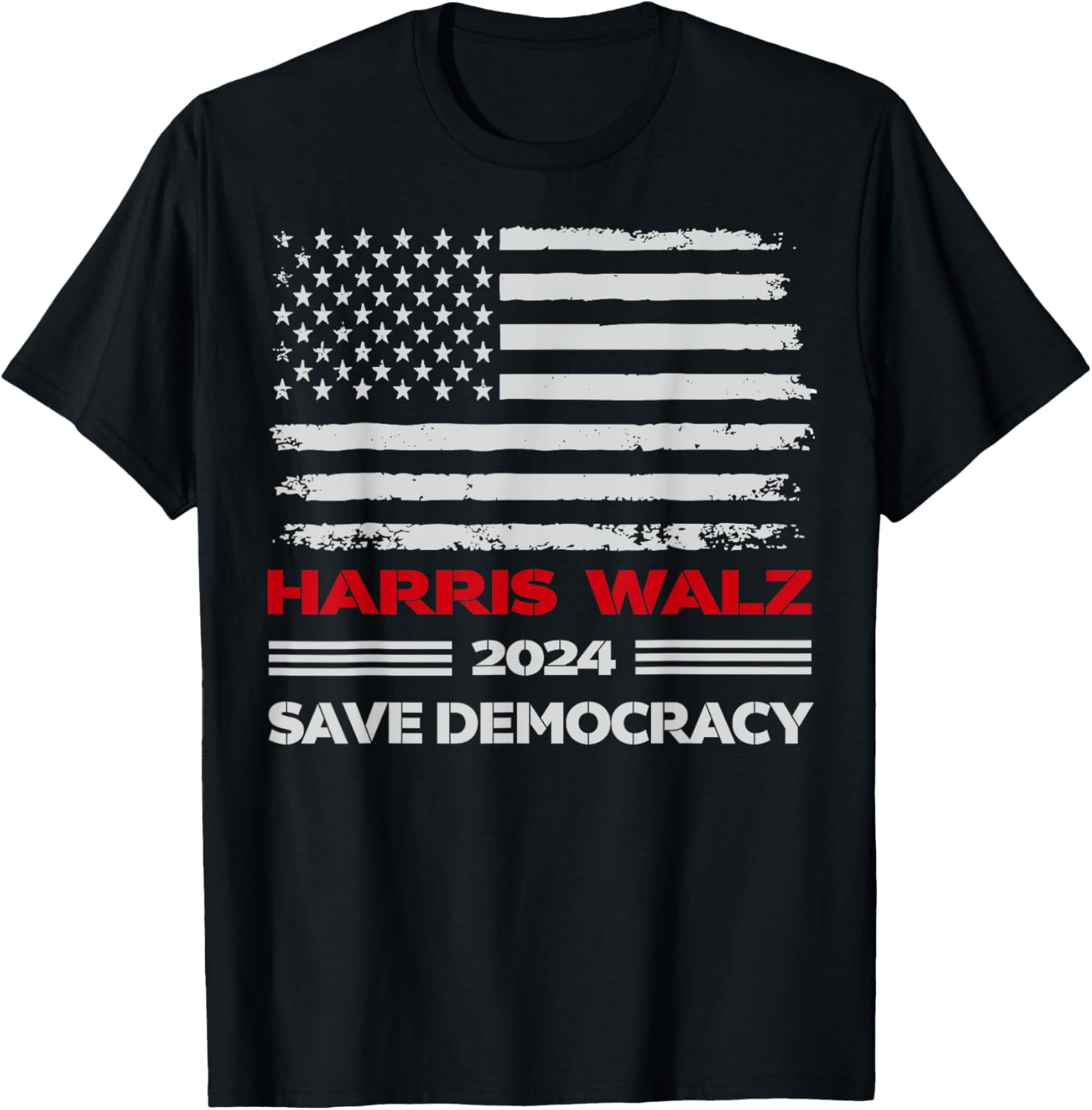 Kamala Harris Walz 2025 Harris Waltz VP President 47th Flag TShirt