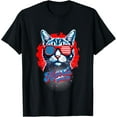 Kamala Harris Walz 2024 Harris Waltz VP President Funny Cat TShirt