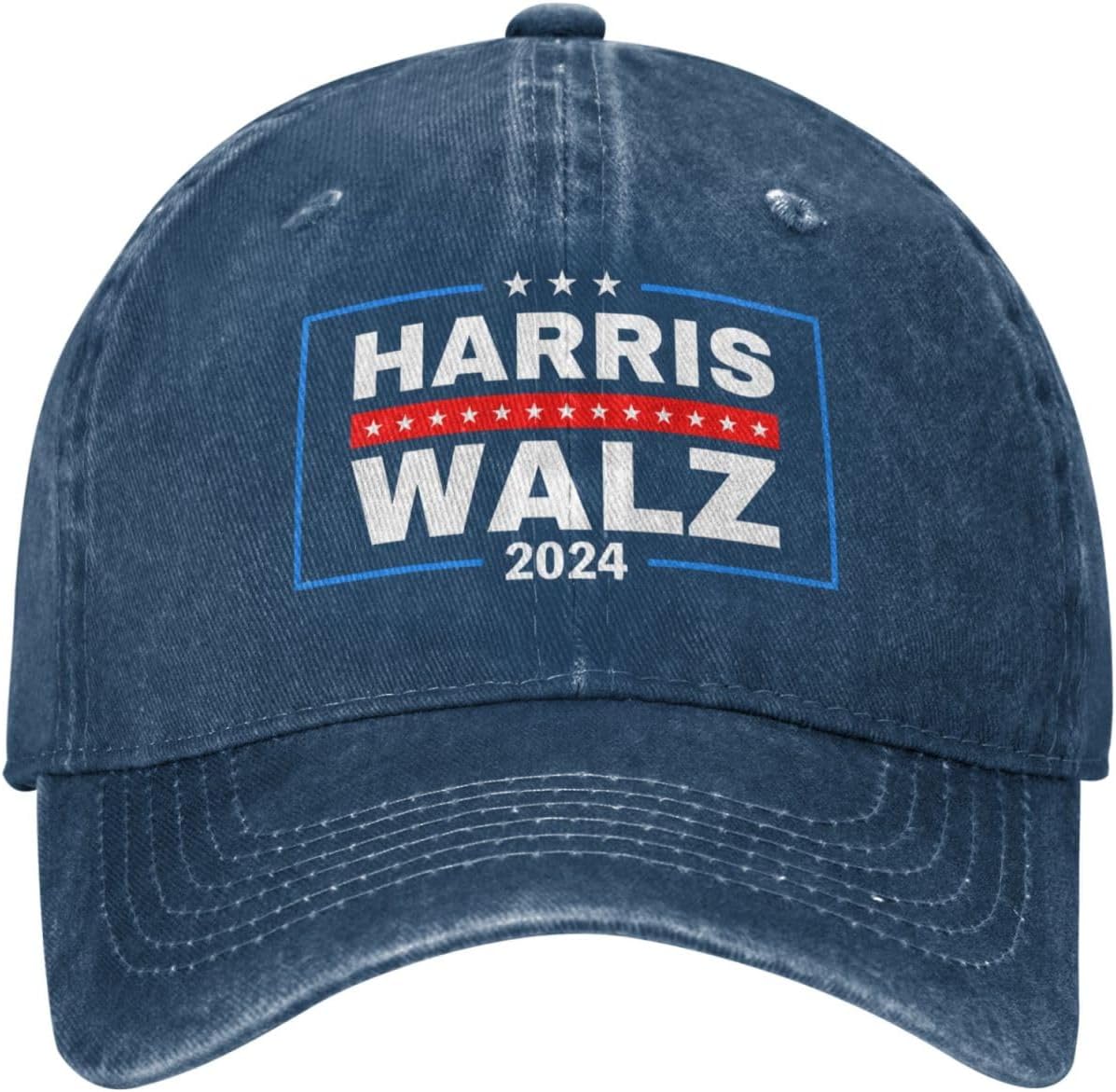 Kamala Harris Walz 2024 Kamala Harris Tim Waltz 2024 Hat Men Baseball