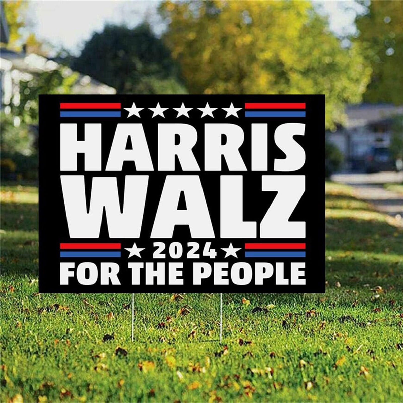 Kamala Harris Walz For President Vice President Walz Yard Sign Kamala Harris 2024 Lawn Sign