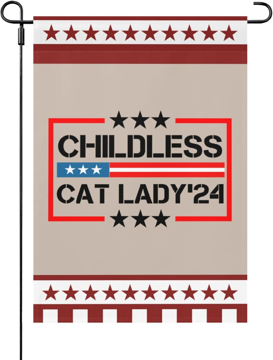 Kamala Harris for President 2024 Flag Harris 2024 Garden Flag Childless