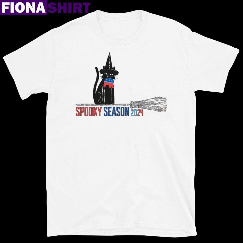 Kamalaharrishalloweenspookyseason2024votedemocratshirt