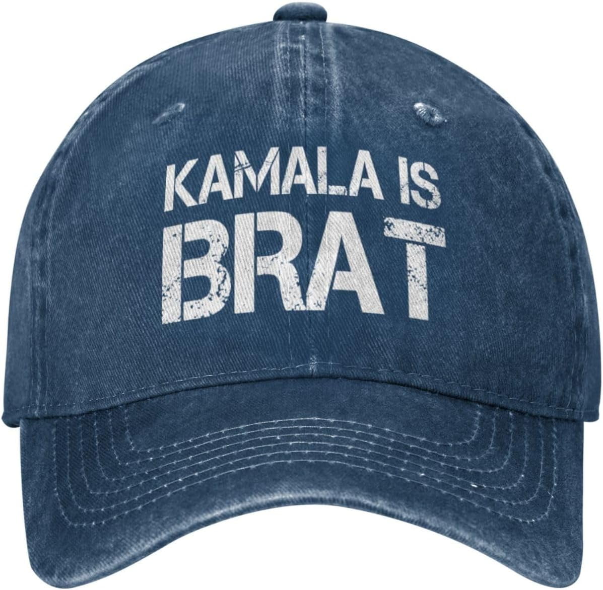 Kamala is brat 2024 Hat Baseball Hat Vintage Cap Men Women