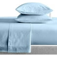 thumbnail image 1 of Kamas Light Blue Full Sheets Set - 600 Thread Count 100% Egyptian Cotton- Sateen Weave for Soft and Silky Feel, Fits Mattress Upto 16'' Deep Pocket, 1 of 3