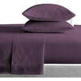 thumbnail image 1 of Kamas Plum Twin Sheets Set-600 Thread Count -100% Egyptian Cotton Sheets-Sateen Weave for Soft and Silky Feel-Fits Mattress Upto 16'' Deep Pocket, 1 of 3