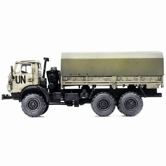 Kamaz 4310 Transport Truck Beige (Weathered) "United Nations" 1/72 Diecast Model by Legion