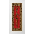 thumbnail image 1 of Kamba 11x24 White Modern Wood Framed Museum Art Print Titled - African Lady II, 1 of 4