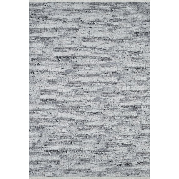 KamberAliKhan Grey Modern Polyester Area Rugs for Living Room Washable Rugs Boho Moroccan Area Rug Soft Geometric Bohemian Carpet Distressed Indoor Rug for Bedroom Dining Room Office Nonslip Rug